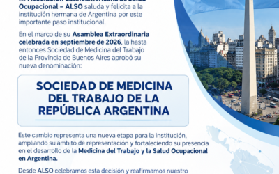 NUEVA DENOMINACION DE LA SOCIEDAD DE MEDICINA DEL TRABAJO ARGENTINA